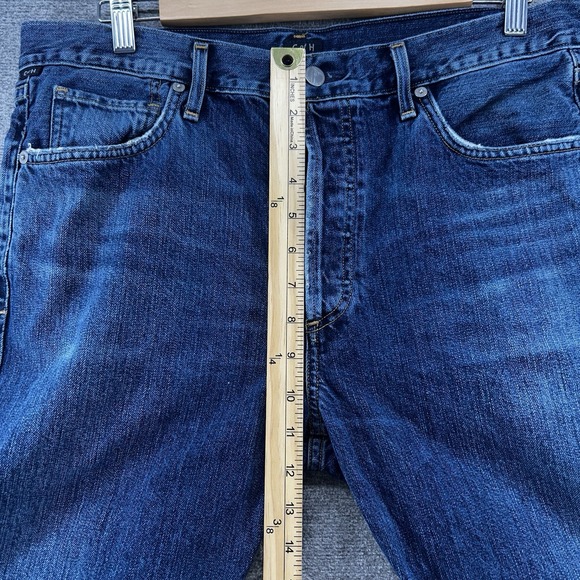 Citizen of Humanity Liya Jeans Women 31 High Rise Classi Fit Crop Blue Denim USA - Picture 9 of 15